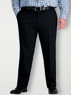 Haggar Premium Comfort Men’s Straight Fit Front Pant Fit - Big
